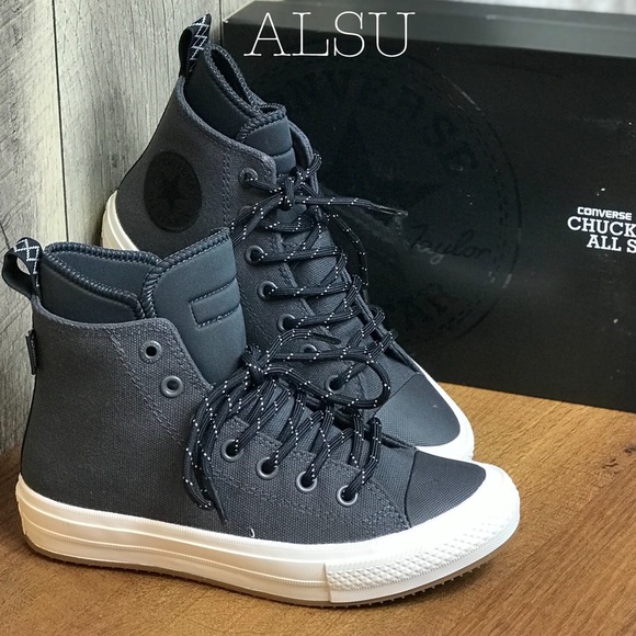 Converse Ctas HI Boot HI Almost Black W AUTHENTIC - Picture 2 of 8